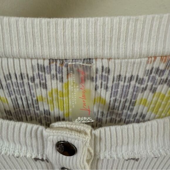 Free People Movement Rally Printed Layer In Fairisle Combo S NWOT - Picture 7 of 14